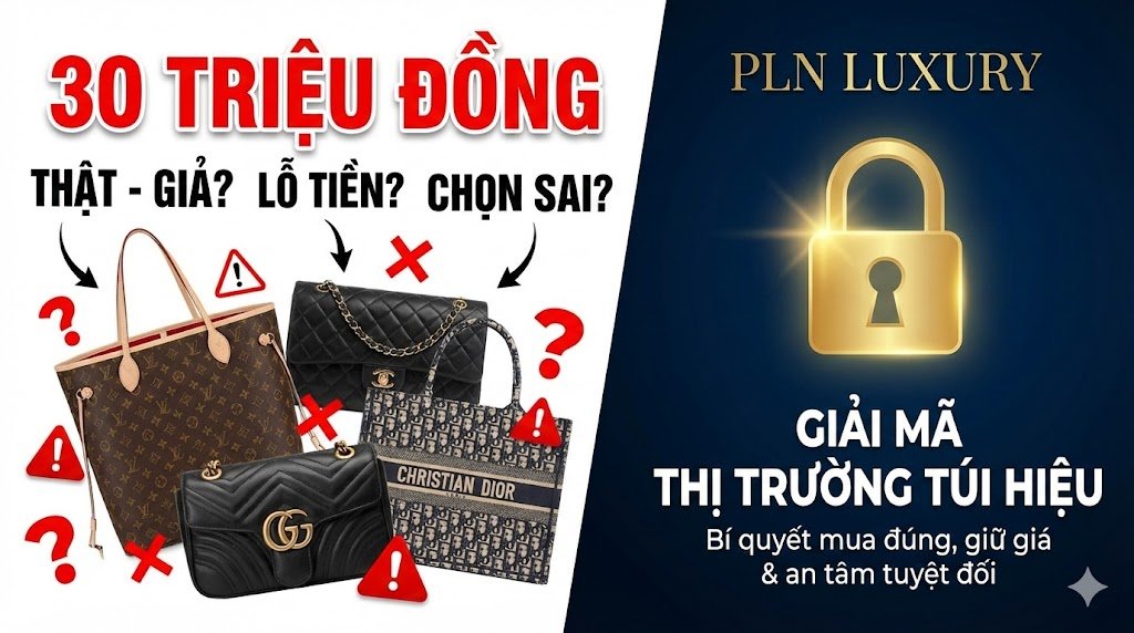 Tầm 30 triệu nên mua túi hàng hiệu nào để không lỗ – không mua nhầm – dùng lâu không chán